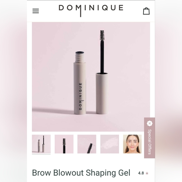 Dominique Brow Blowout Shaping Gel - Clear - Picture 3 of 4